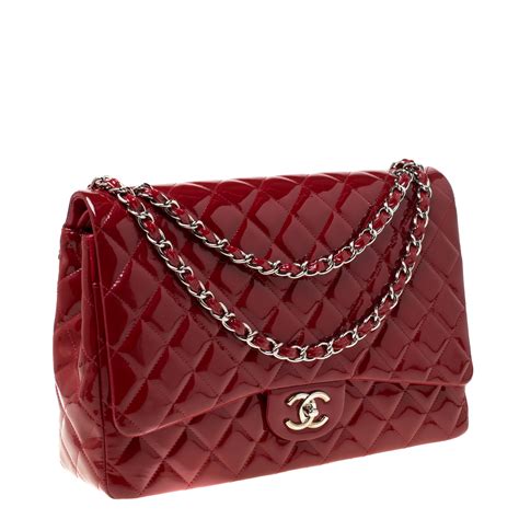 chanel classic flap bag red|Chanel classic flap bag zipper.